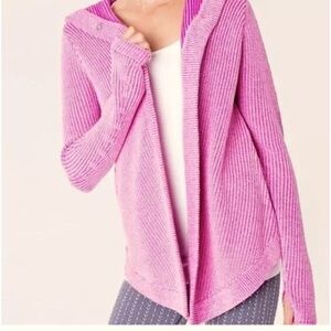 IVIVVA by Lululemon size 12 pink wrap hooded sweater